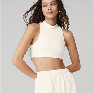 Alo Yoga Airlift Fuse Bra Tank Medium Ivory